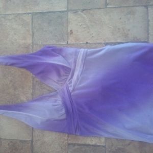 2/$15 purple glitter tank top